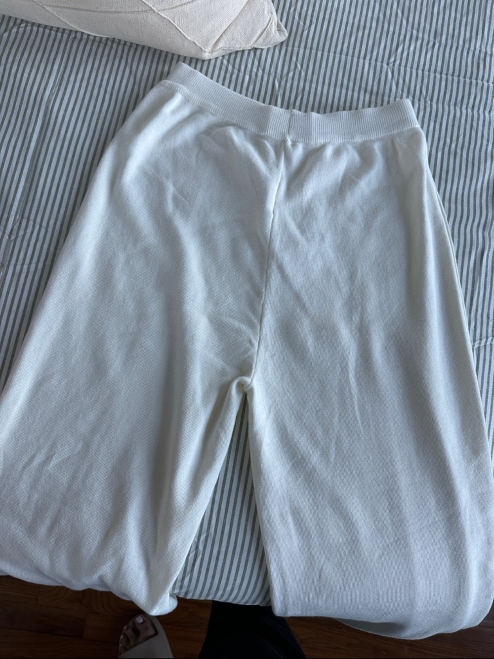 Commense Ivory Ribbed Knit Top - Picture 3 of 4